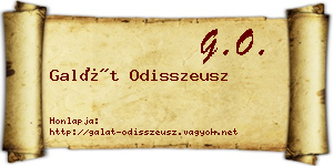 Galát Odisszeusz névjegykártya